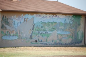 Mural in Four Way, Texas