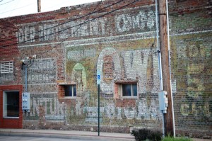 Old Wall Advertisement in Durant, Oklahoma