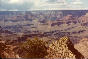 Spacious skies over the Grand Canyon in Arizona