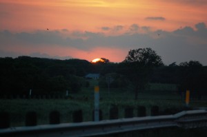 Sunrise over Keller, Texas