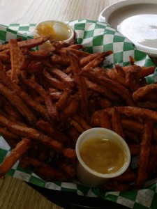 Sweet Potato Fries at Log Cabin Restaurant