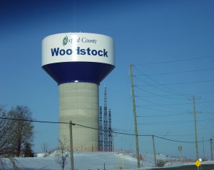 Woodstock, Ontario water tower