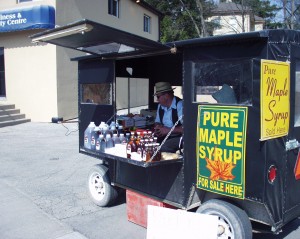 Mennonite Maple Syrup stand