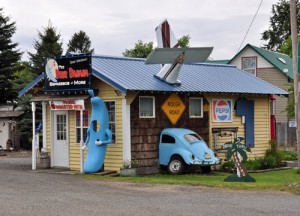 Blue Banana Espesso Bar in Lostine, Oregon
