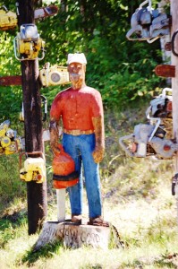 Chainsaw Gordy - near Medford, Wisconsin