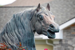 Horse Statue at an upscale apartment complex in Lexington, Kentucky