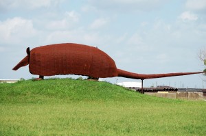 Giant Armadillo - Texas Pipe Company - Houston, Texas