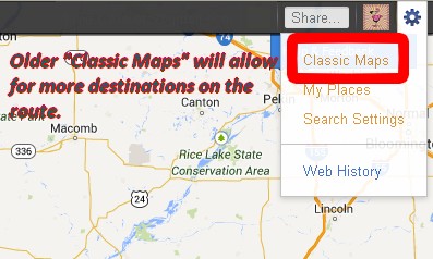 Switch to Classic Maps
