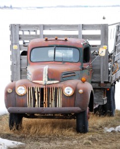 Old truck near Rexburg, Idaho