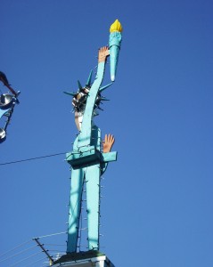 Scrap Metal Lady Liberty - Hamtamck, Michigan
