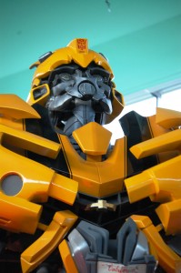Transformer "Bumblebee" movie prop at Children's Museum