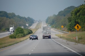 Traveling I-74 west towards Danville, IL from Indy