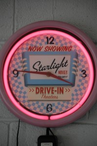 Starlight Drive-in Clock in Twistee Treat