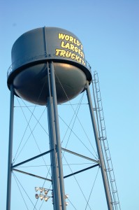 Iowa 80 Truckstop is so big it has its own water tower