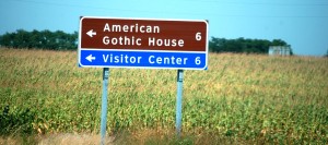 American Gothic House Sign