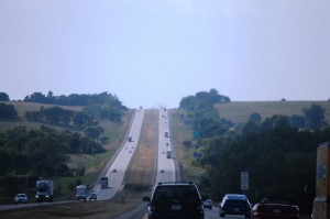 Rolling Hills of I-80 north of Council Bluffs, IA