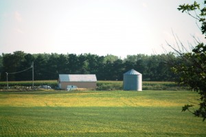 Beautiful farmland of Iowa