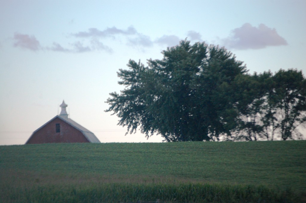 A pastoral setting just east of Council Bluffs as seen from I-80