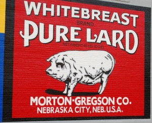 Old Style Wall Advertisement in Nebraska City