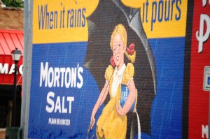 Morton's Salt Wall Advertisement - Nebraska City, Nebraska