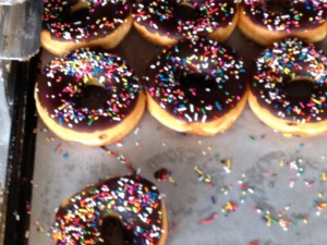 Chocolate Iced with Sprinkles - only 50 cents!!