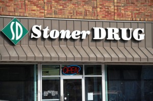 Stoner Drug - Hamburg, Iowa - what a name for a drug store