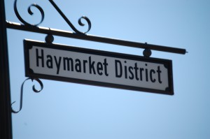 Haymarket District Sign - Council Bluffs