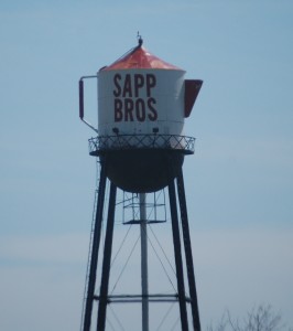 Sapp's Coffee Pot Water Tower in Nebraska City