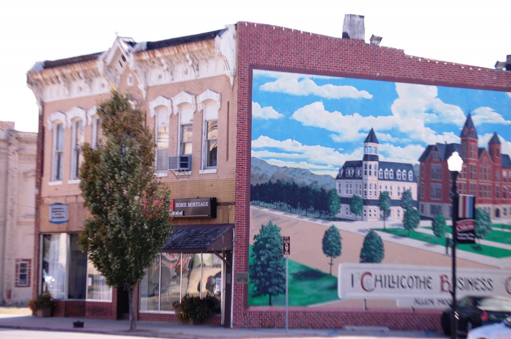 Chillicothe Business College as seen with building