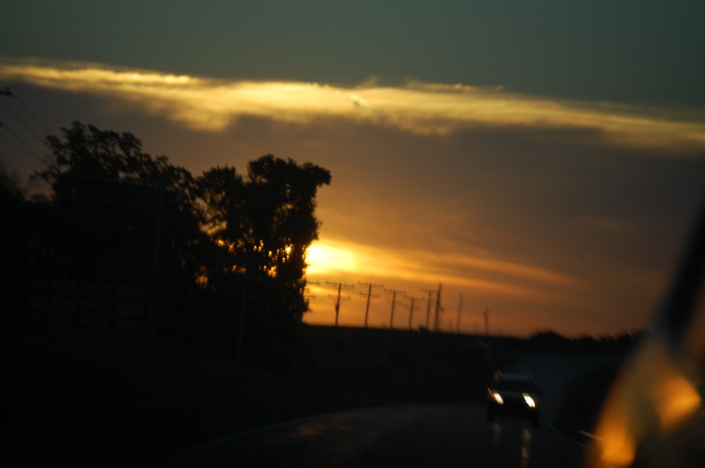 Sunset near Centralia, Missouri