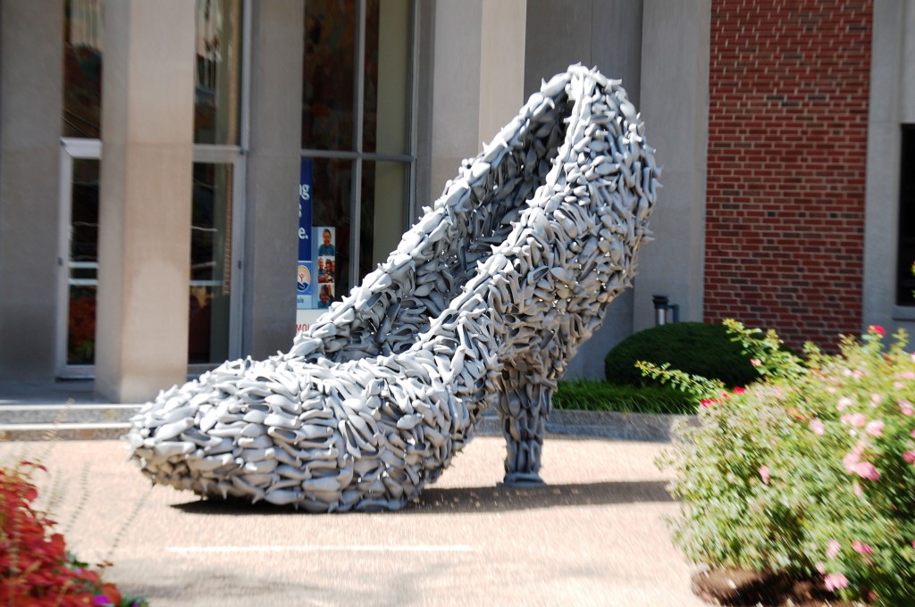 Giant Shoe at Brown Shoe Company in St. Louis
