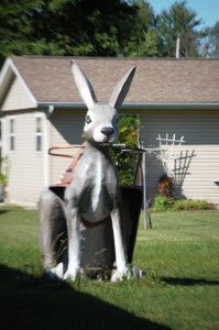 Big Rabbit for kids to climb on