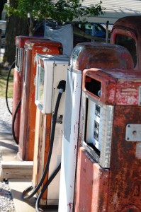 Vintage Gas Pumps at Ra66it Ranch