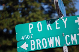 Slow Down - Its Pokey Road - near Pochahontas, IL