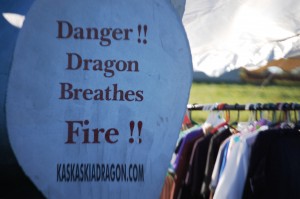 Kaskaskia Dragon Breathes Fire in Vandalia, IL