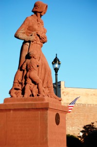 Madonna of the Trail Statue in Vandalia, IL