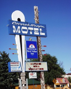 Covered Wagon Motel in Lusk, Wyoming