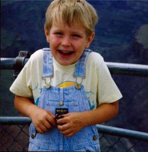 Seth at Grand Canyon in 1992