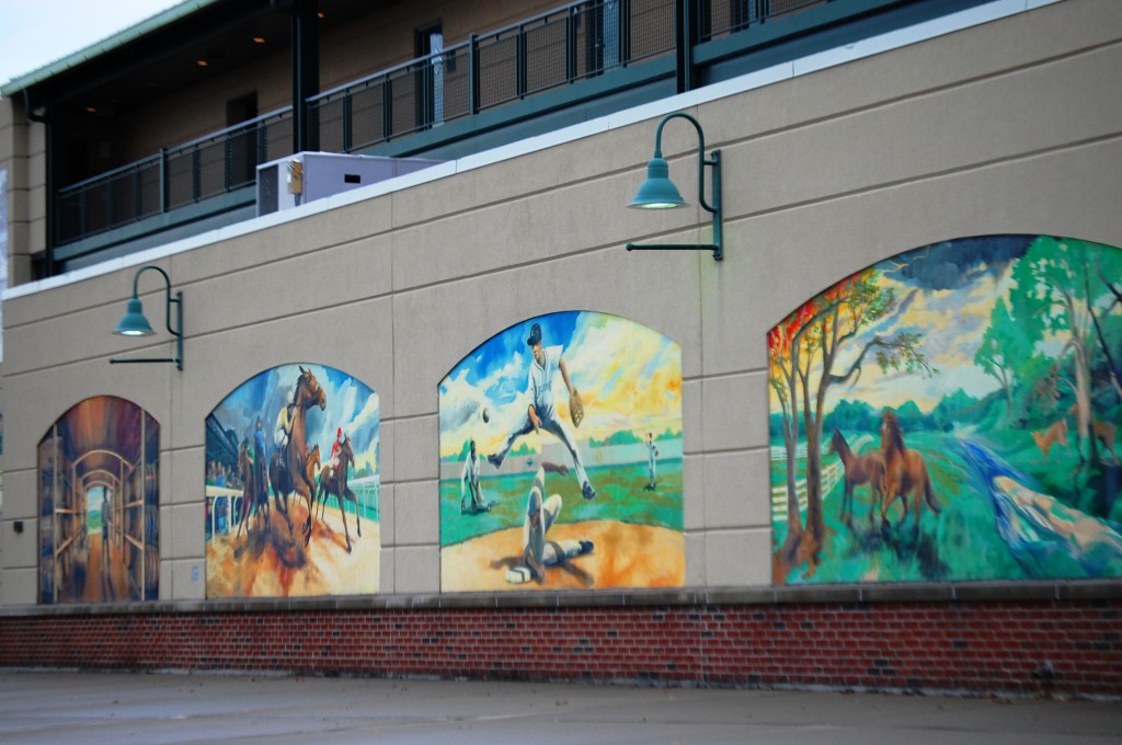Whittaker Bank Ballpark murals by Esteban Camacho Steffensen
