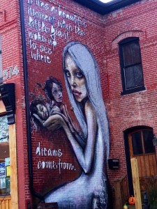 Where Dreams Come From by HERAKUT in Downtown Lexington, KY