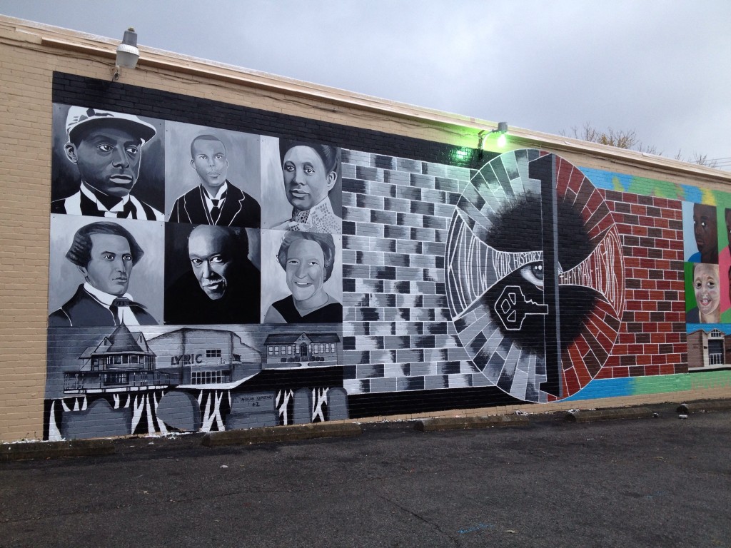 Another view of the Rashid Mural on 3rd St.