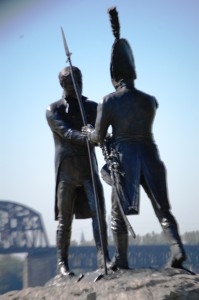 Another view of Lewis and Clark meeting 