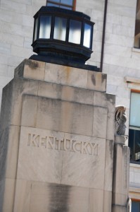 Pylon on Kentucky Side of the bridge