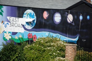 Planets mural