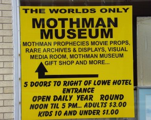 Mothman Museuam in Point Pleasant, WV