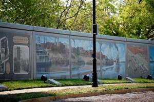 Part of Flood Wall Murals in Paducah