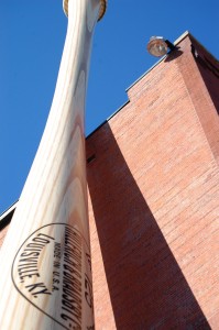 World's largest Louisville Slugger Bat in downtown Louisville