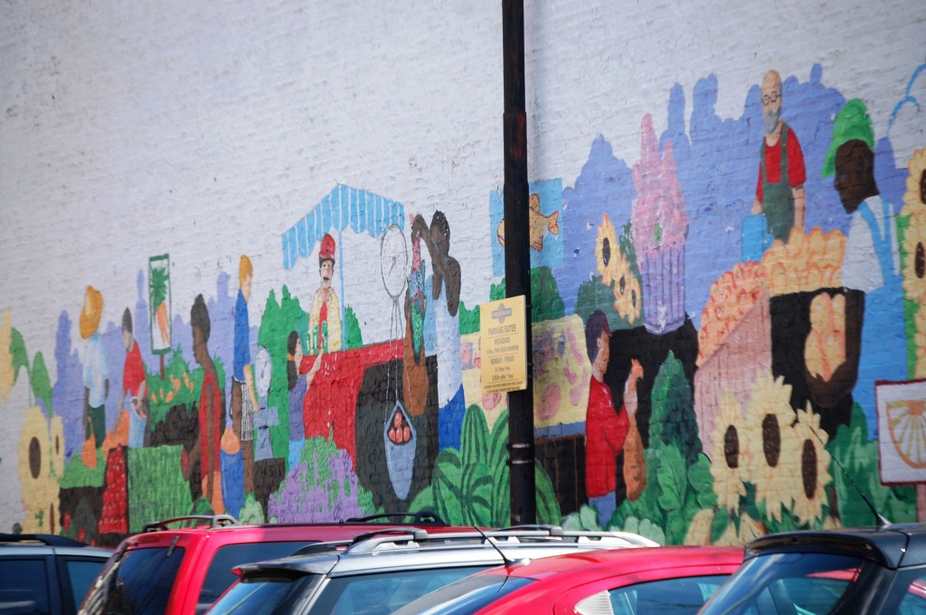 Mural representing Findlay Market