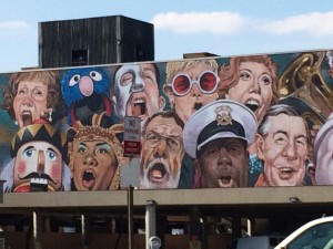 Cincinnati's "The Singing Mural" (detail) by C.F. Payne