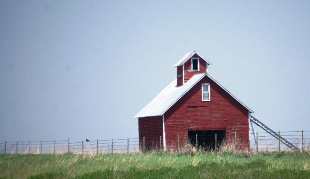 Typical Red Barn in Wisconsin